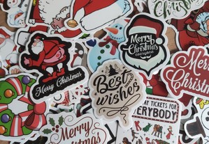 Autocolantes Stickers Natal Merry Christmas