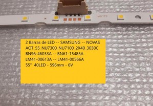 Kit barras de LED Samsung - Novas