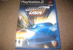 Jogo "Drag Racer USA" para Playstation 2/Completo!