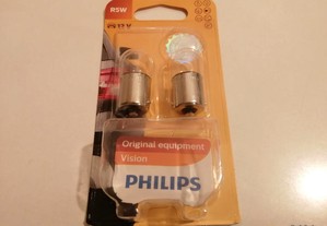Par de lâmpadas Philips R5W 12V 5W automóvel, mota