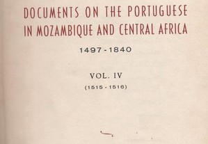 Documentos Sobre os Portugueses em Moçambique e na