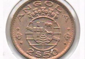 Angola - 2,5 Escudos 1974 - soberba