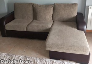 sofá com chaise longue