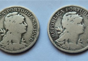Moeda de $50 Centavos 1938 e 1940