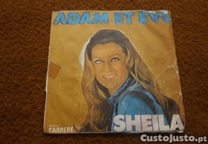 Sheila - Adam et Eve - single vinil - portes includos