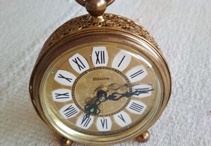 Relógio despertador vintage da marca alemã blessing - coleção