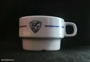Chávena café porcelana SPAL com símbolo antigo empreendimento turístico TORRALTA nascido em 1967