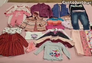 V�rias pe�as de roupa de crian�a da nossa Netinha