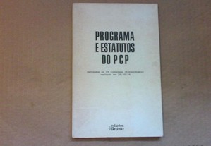 Programa e Estatutos PCP