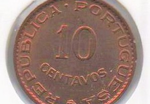 Índia - 10 Centavos 1961 - bela/soberba