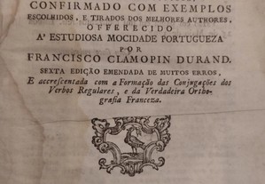 Mestre Francez 1798 oferecido á Mocidade Portuguesa