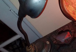 candeeiro ferro fundido retro antigo