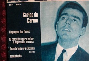 Capa de Carlos do Carmo. Revista Ao Largo n 287