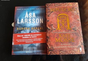 Obras de Asa Larsson e Kate Moss