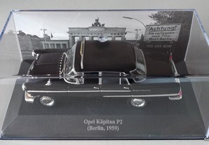 * Miniatura 1:43 Colecção "Táxis do Mundo" Opel Kapitan P2 (1959) Berlim 2ª Série