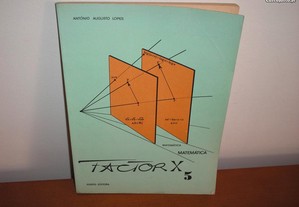 Livro escolar Matemática factor X5