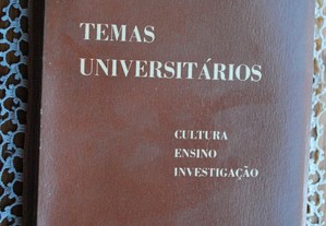 Temas Universitários (Cultura, Ensino, Investigação) de Eduardo Coelho - 1ª Edição 1965