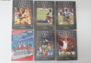 A História do Futebol 5 DVD's + 1 Força campeões