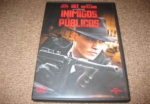 DVD "Inimigos Públicos" com Johnny Depp