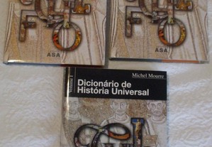 Dicionário de História Universal, Michel Mourre - 3 vols.