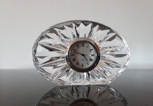 Relógio em cristal da Boémia