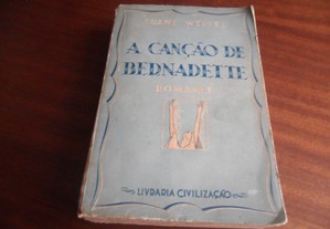 "A Canção de Bernadette" de Franz Werfel - 1ª Edição de 1943