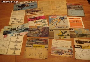 Prospectos Aviao kit antigo