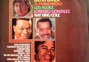 Música Vinil LP - Lucho Gatica, A. Manzanero, Luis Aguile, Nat King Cole,1977