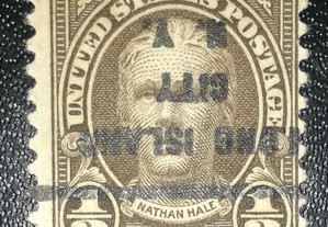 Stamp Nathan Hale Precancelled (1922)