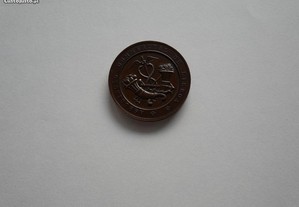 Medalha em bronze dos melhoramentos do Porto 1887