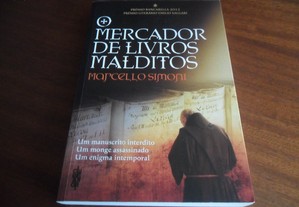 "O Mercador de Livros Malditos" de Marcello Simoni - 1ª Edição de 2012