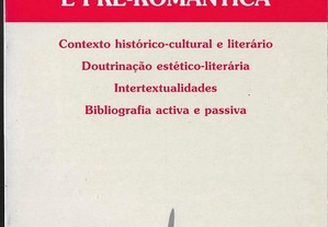 José Cândido Martins. Para uma leitura da poesia neoclássica e pré-romântica.