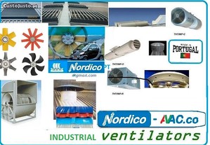 ventilador de telhado usado NORDICO em prfv perfil fibrocimº NORDICO tb outros varios