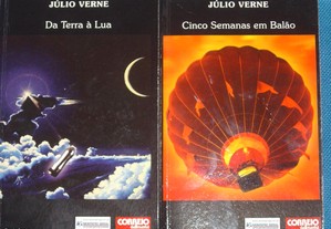 Da Terra à Lua e Cinco Semanas em Balão J. Verne