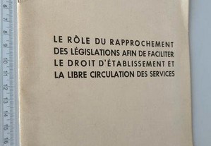 Le rôle du rapprochement des législations afin de faciliter le droit d'établissement et la libre circulation des services - Ivo 
