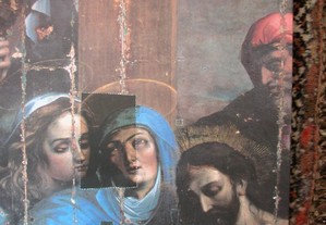 Pintura do Retábulo-mor do Mosteiro dos Jerónimos.