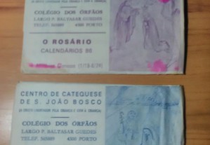 Calendários de 1986 (Antigos)
