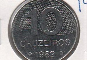 Brasil - 10 Cruzeiros 1982 - soberba