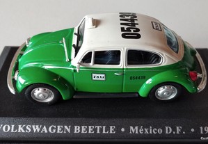 * Miniatura 1:43 Táxi Volkswagen Beetle (1985) | Cidade do México | 1ª Série
