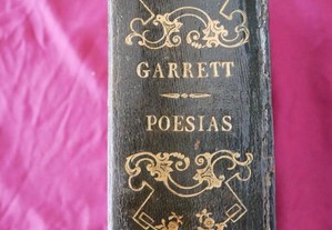 Almeida Garrett. 3 Obras antigas, 1ª Edição Flores