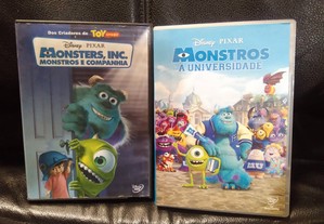 Monstros e Companhia + A Universidade (2001/2013) Walt Disney IMDB: 8.0