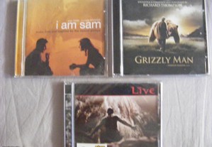 4 CD, NOVOS - música de filmes