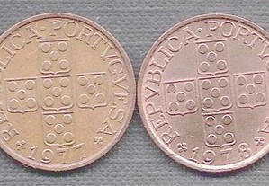 Moedas 50 Centavos 1976-77-78-79