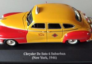 * Miniatura 1:43 Colecção "Táxis do Mundo" Chrysler De Soto 6 (1946) Nova Iorque 2ª Série
