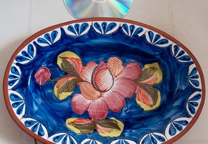 Travessa Barro pintada à Mão Portugal Decorativa