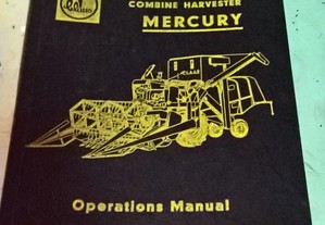 Manual Ceifeira CLAAS Mercury, anos 60