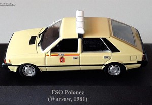 * Miniatura 1:43 Colecção "Táxis do Mundo" FSO Polonez (1981) Varsóvia 2ª Série