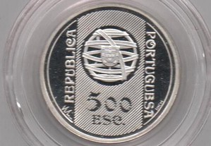 500 Escudos Banco de Portugal - prata Proof