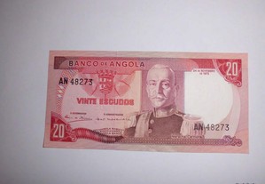 20 escudos Banco de Angola 1972