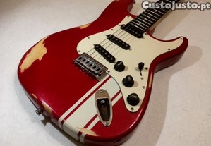 Guitarra nova JMS Strat Red Relic